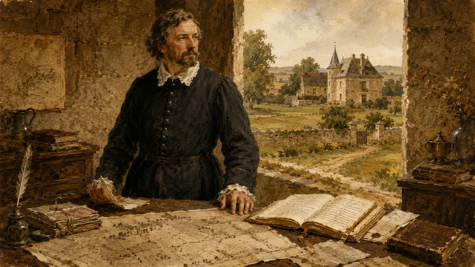 Illustration historique — César du Puy : du baptême au fief d’Avrigny