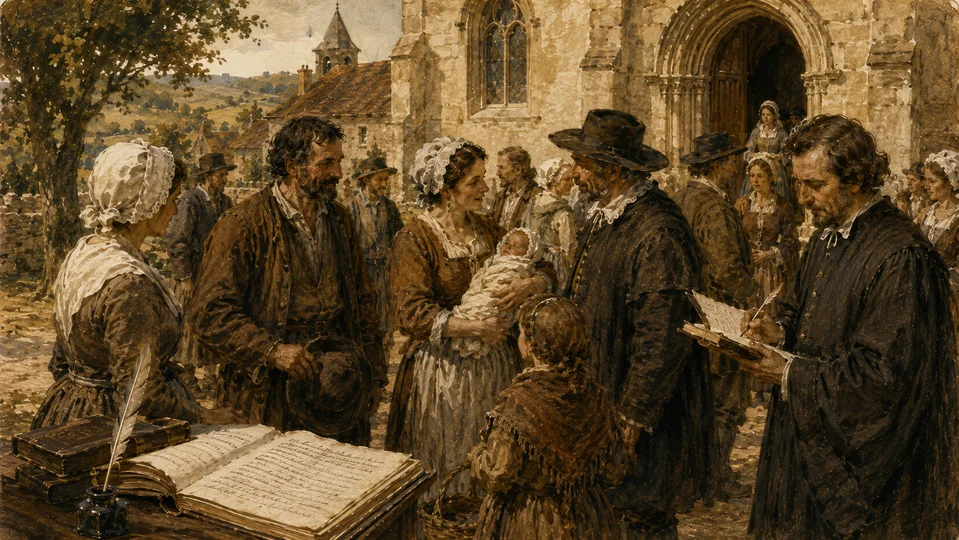 Illustration historique — Quatre frères autour du mariage de Barbe Ferrand