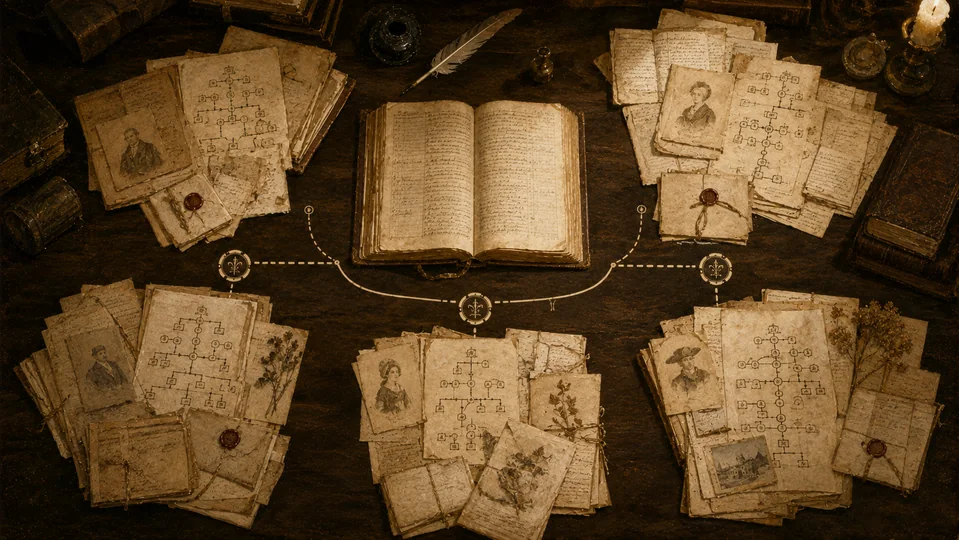 Illustration historique — Trois familles Bidault, un seul patronyme