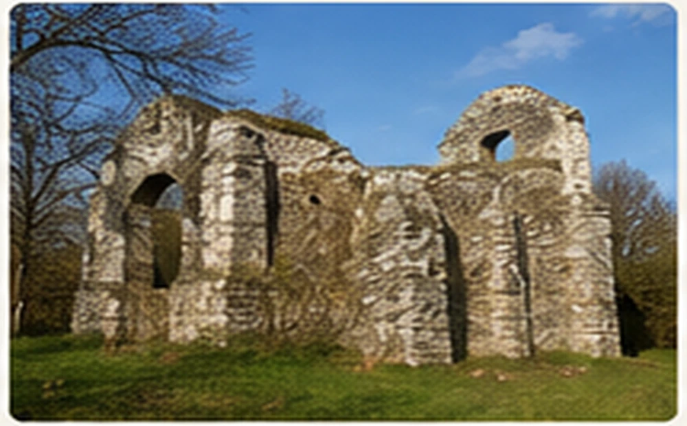 Illustration évocatrice des ruines d’un château