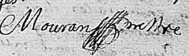 Signature de Mouran