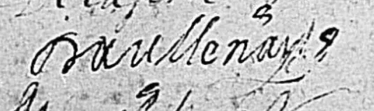Signature de Samuel Daulnay ?