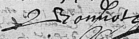 Signature ancienne dont l’attribution reste à confirmer