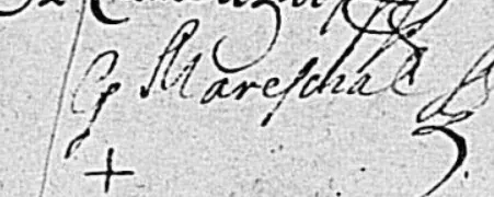 Signature de G. Mareschal